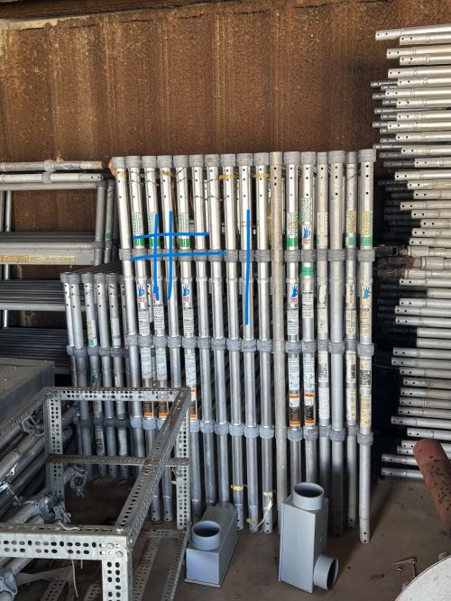 Lot of Scaffolding, Walk Boards, and Braces - Image 9